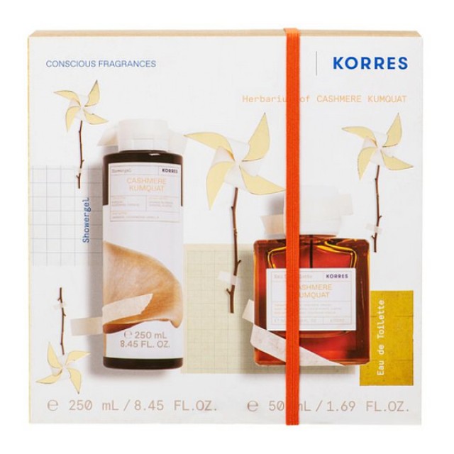 Korres Cashmere Kumquat Eau de Toilette 50ml & Shower Gel 250ml