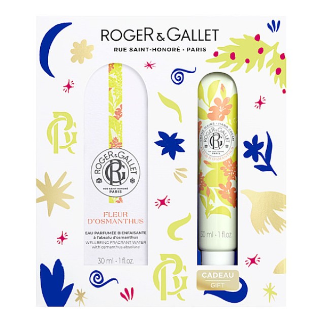 Roger & Gallet Fleur d'Osmanthus Wellbeing Fragrant Water 30ml & Hand Cream 30ml