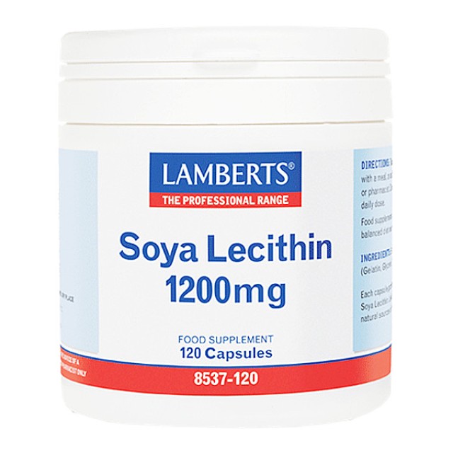 Lamberts Soya Lecithin 1200mg 120 κάψουλες