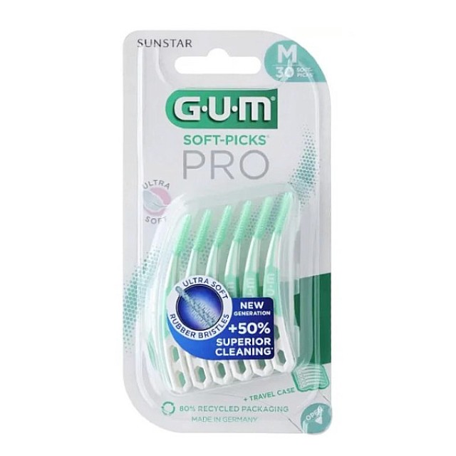 Gum Soft-Picks Pro Μεσοδόντια Bουρτσάκια Medium 30 τεμάχια