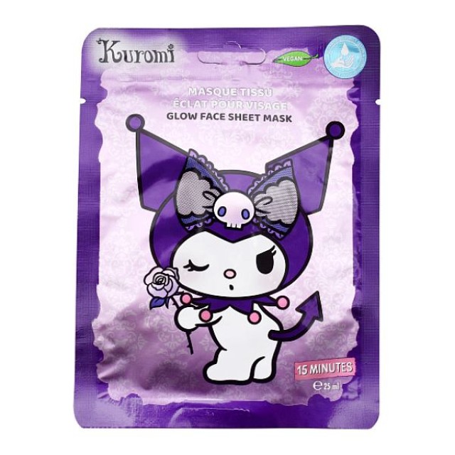 Take Care Kuromi Glow Face Mask 1 τεμάχιο