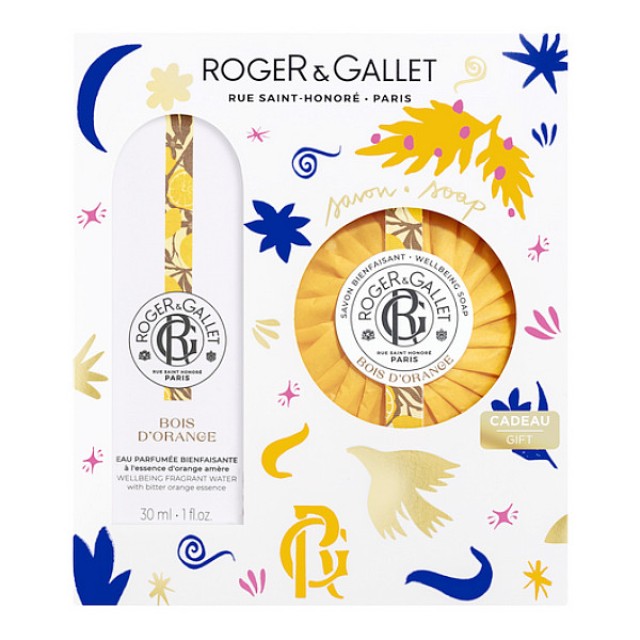 Roger & Gallet Bois d'Orange Wellbeing Fragrant Water 30ml & Wellbeing Soap 100g