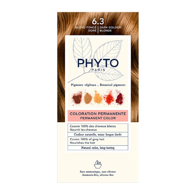 Phyto Hair Color 6.3 Ξανθό Σκούρο Χρυσό