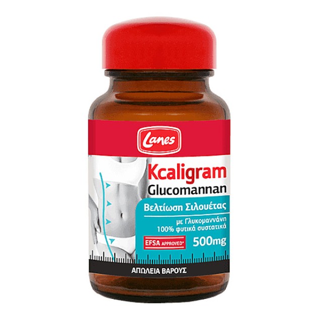 Lanes Kcaligram Glucomannan 60 ταμπλέτες