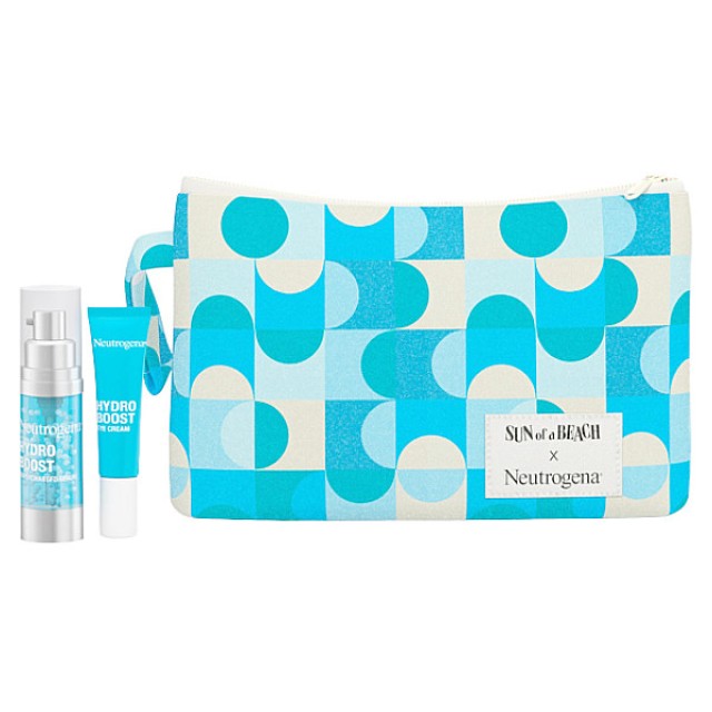 Neutrogena Hydro Boost Supercharged Serum 30ml & Eye Cream 15ml & Sun of a Beach Νεσεσέρ