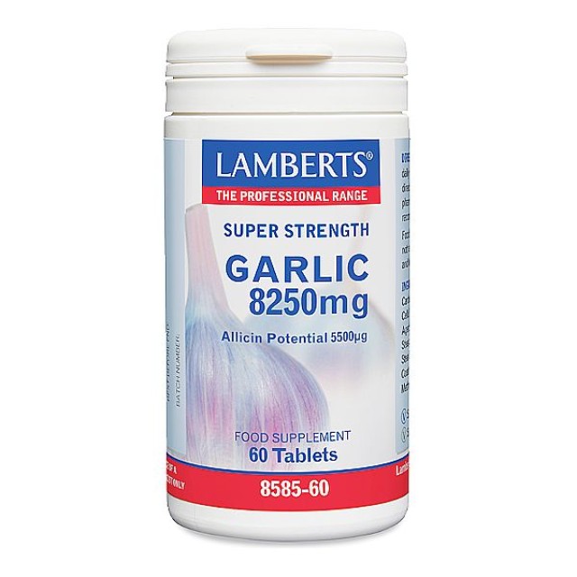 Lamberts Garlic 8250mg 60 ταμπλέτες