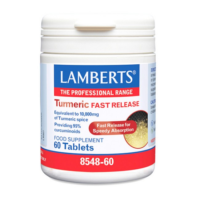 Lamberts Turmeric Fast Release 60 ταμπλέτες