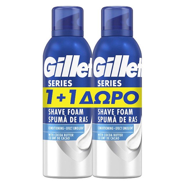 Gillette Series Conditioning Shave Foam 2x250ml