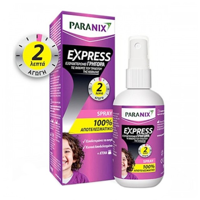 Paranix Express Spray 100ml & Κτένα