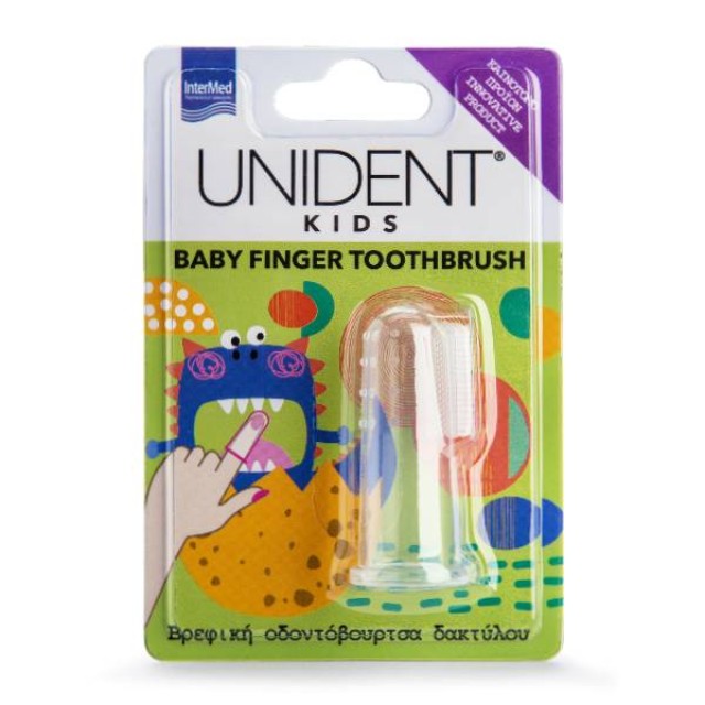 Intermed Unident Kids Baby Finger Toothbrush 1 τεμάχιο