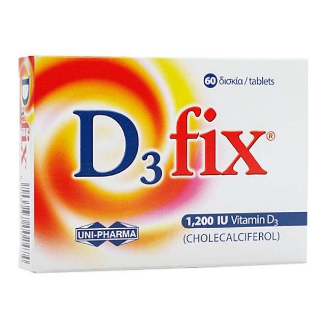 Uni-Pharma D3 Fix 1200iu 60 δισκία