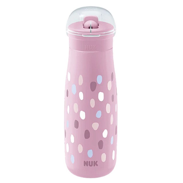 Nuk Mini-Me Flip Παγουράκι με Ρύγχος 2 σε 1 Ροζ 12m+ 450ml