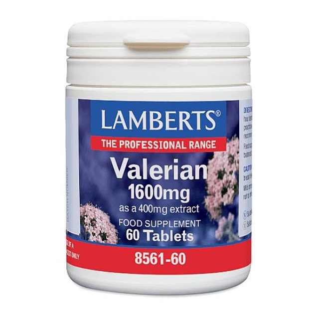 Lamberts Valerian 1600mg 60 ταμπλέτες