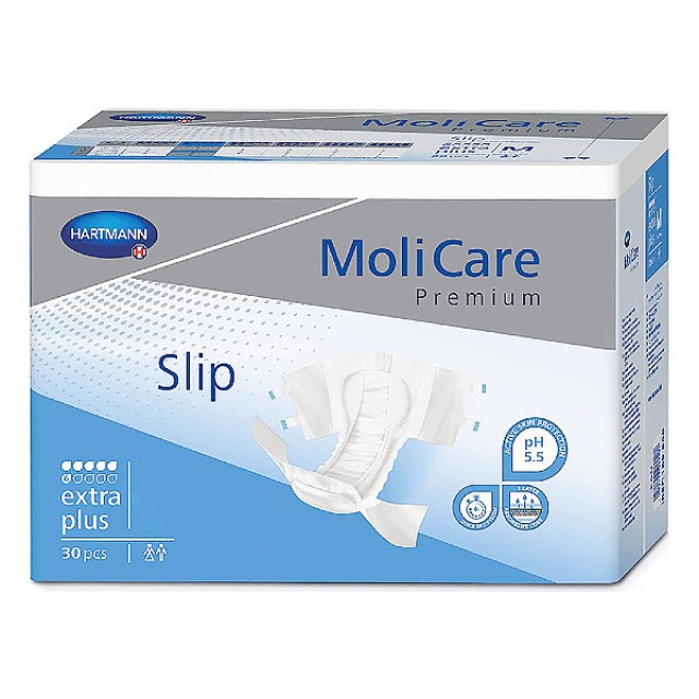 Hartmann MoliCare Premium Slip Extra Plus Ημέρας 6 Σταγόνες Large 30 τεμάχια