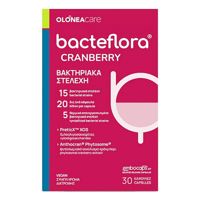 Olonea Bacteflora Cranberry 30 κάψουλες