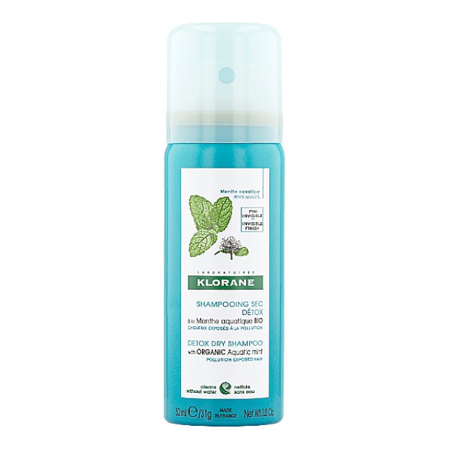 Klorane Aquatic Mint Dry Shampoo 50ml