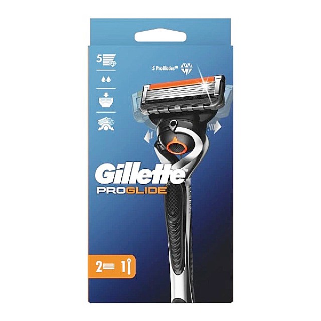 Gillette ProGlide Ξυριστική Μηχανή & 2 ανταλλακτικά