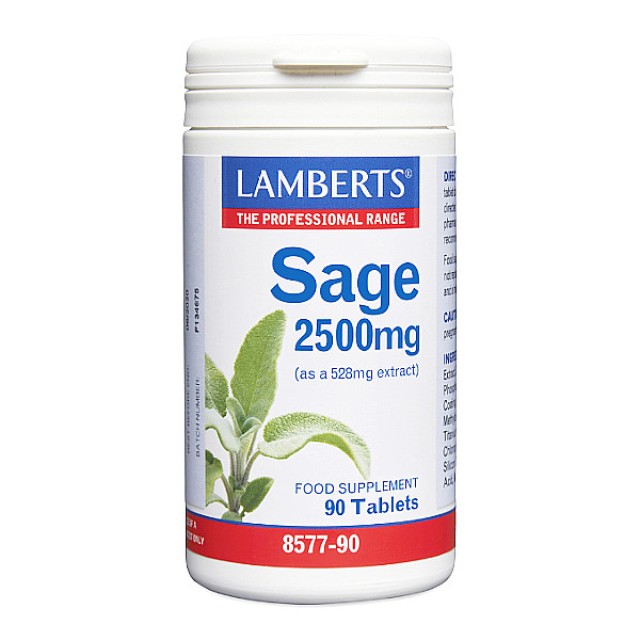 Lamberts Sage 2500mg 90 ταμπλέτες