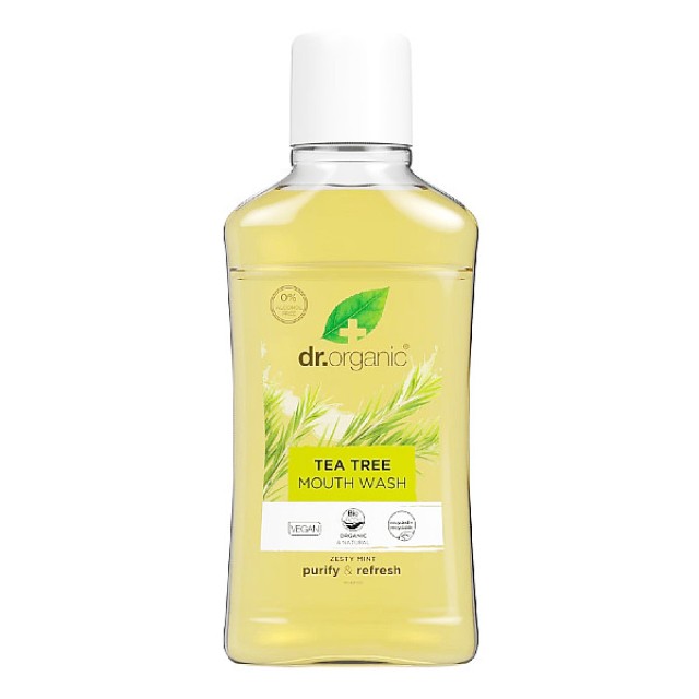 Dr. Organic Tea Tree Mouthwash 500ml