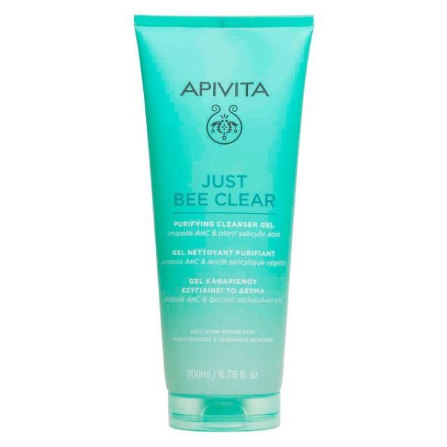 Apivita Just Bee Clear Purifying Cleanser Gel 200ml