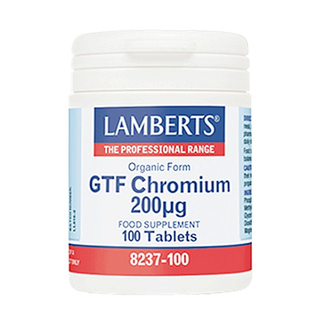 Lamberts GTF Chromium 200mcg 100 ταμπλέτες