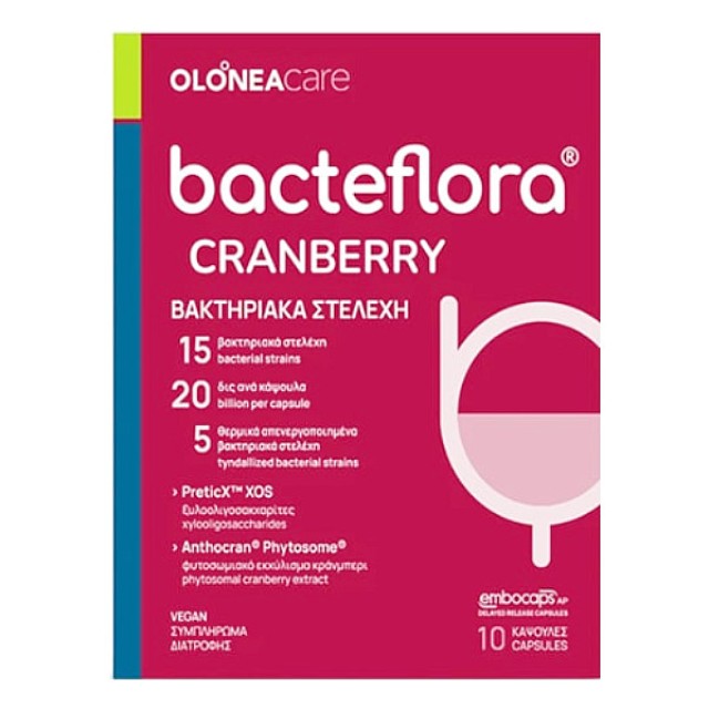 Olonea Bacteflora Cranberry 10 κάψουλες