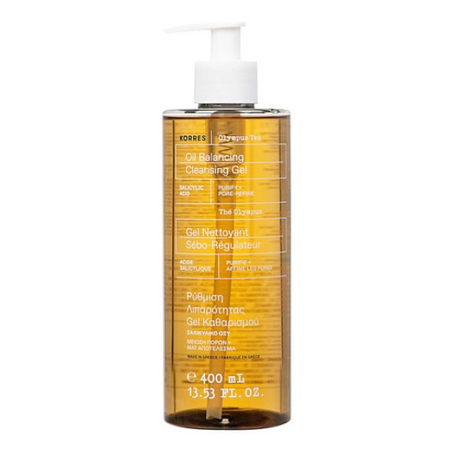 Korres Olympus Tea Oil Balancing Cleansing Gel 400ml