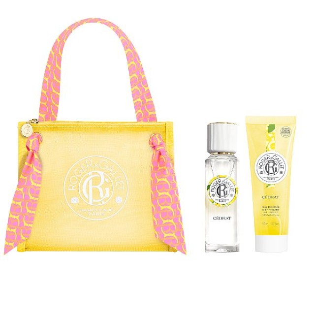 Roger & Gallet Cedrat Wellbeing Fragrant Water 30ml & Wellbeing Shower Gel 50ml