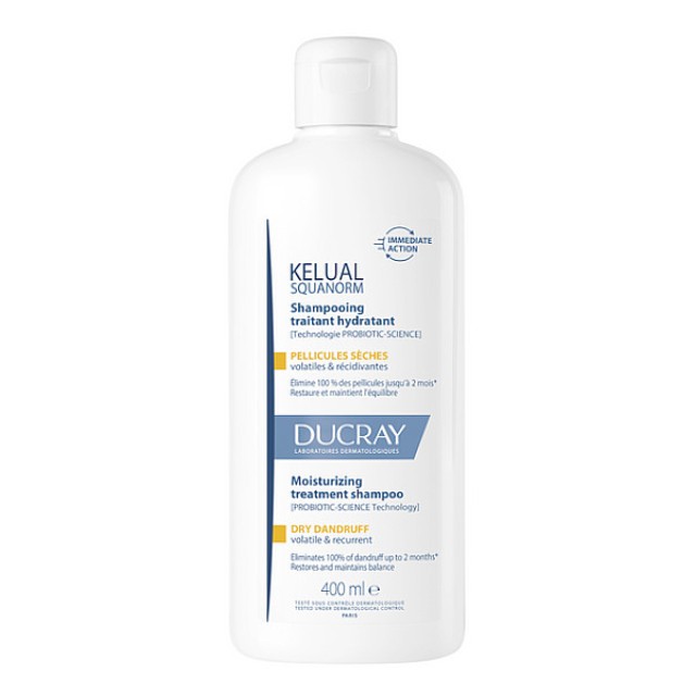 Ducray Kelual Squanorm Dry Dandruff Shampoo 400ml