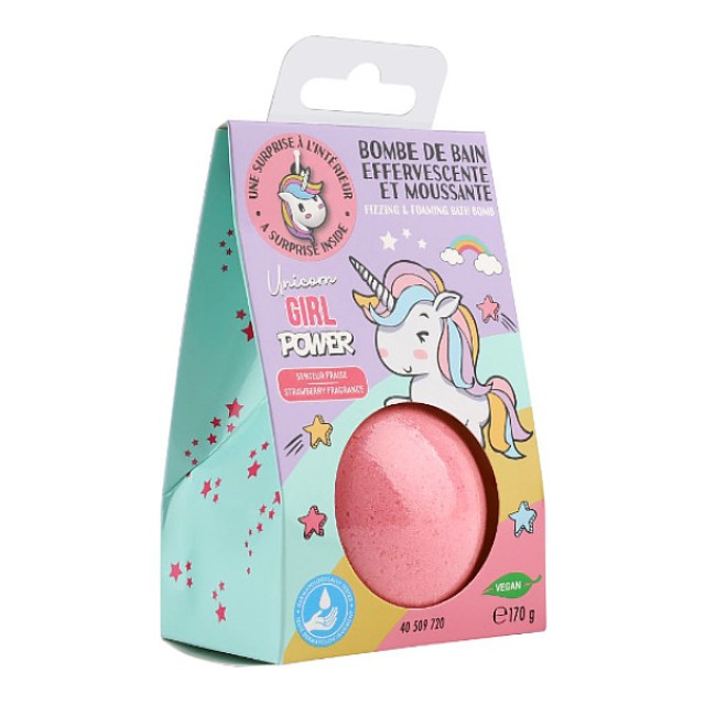 Take Care Unicorn Bath Bomb άρωμα Φράουλα 170g