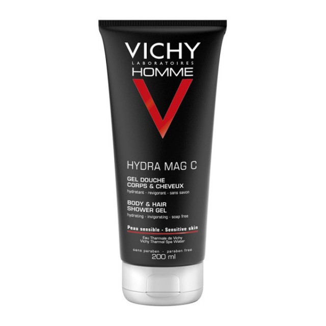 Vichy Homme Hydra Mag-C Body and Hair Shower Gel 200ml