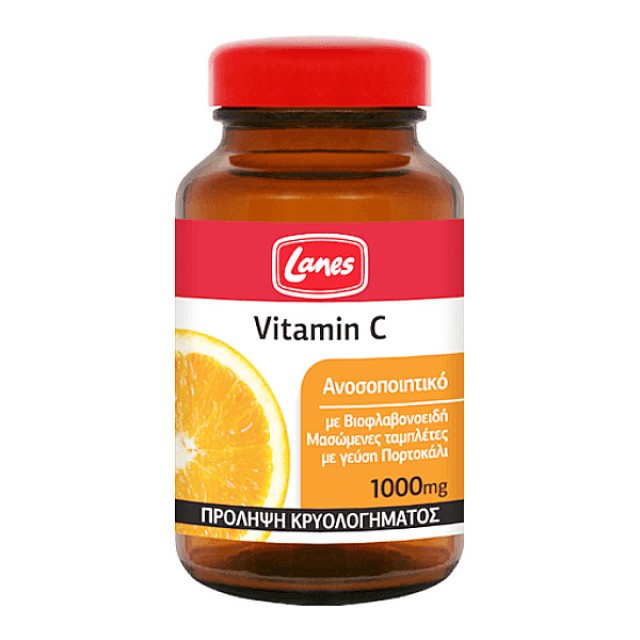 Lanes Vitamin C 1000mg 60 μασώμενες ταμπλέτες