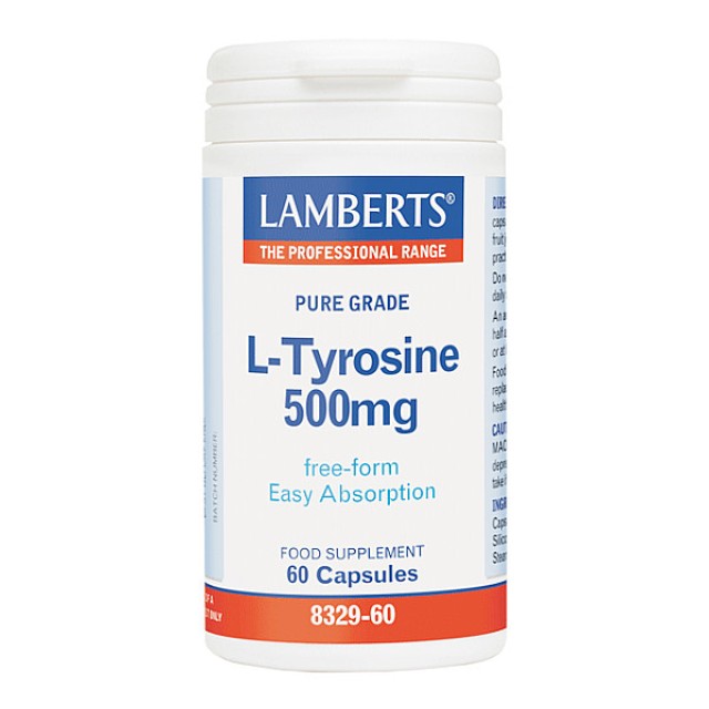 Lamberts L-Tyrosine 500mg 60 κάψουλες