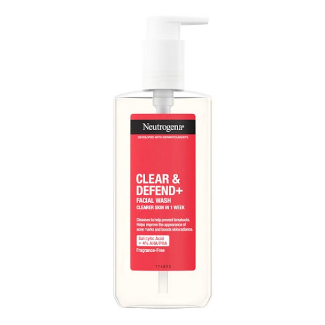 Neutrogena Clear & Defend+ Face Wash 200ml