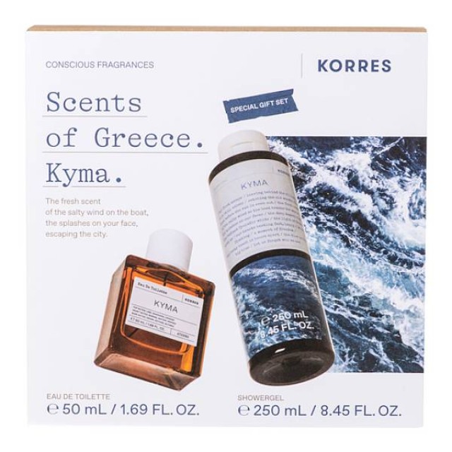 Korres Kyma Eau de Toilette 50ml & Αφρόλουτρο 250ml