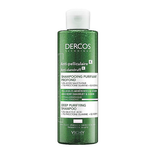 Vichy Dercos Anti-Dandruff K Deep Purifying Shampoo 250ml