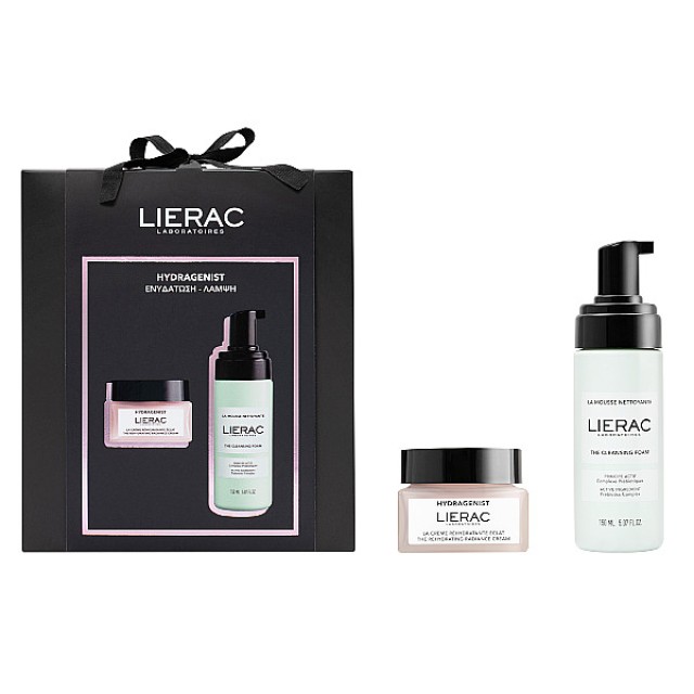 Lierac Hydragenist The Rehydrating Radiance Cream 50ml & The Cleansing Foam 150ml