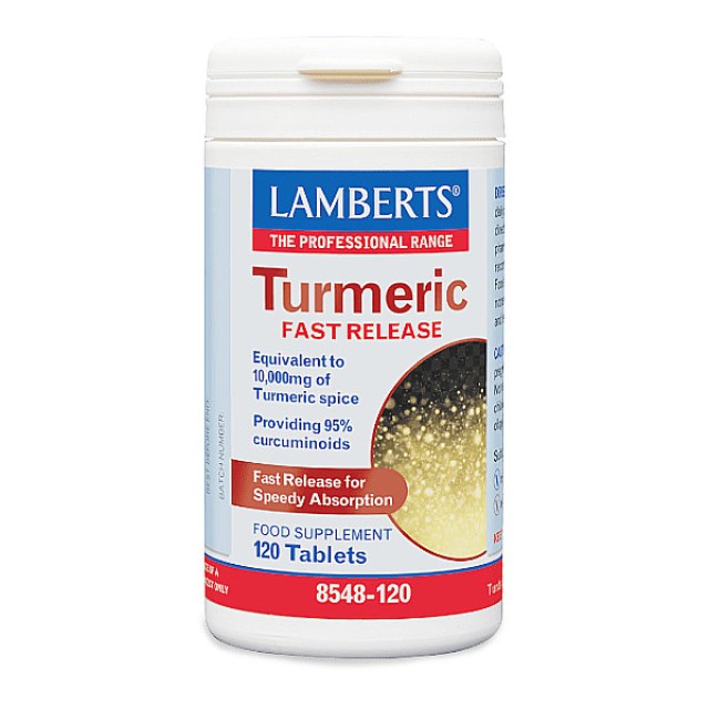 Lamberts Turmeric Fast Release 120 ταμπλέτες